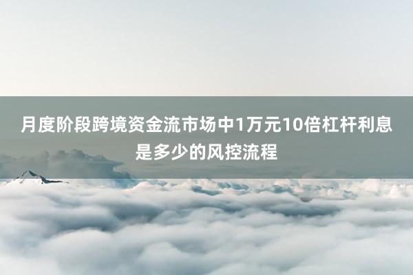 月度阶段跨境资金流市场中1万元10倍杠杆利息是多少的风控流程